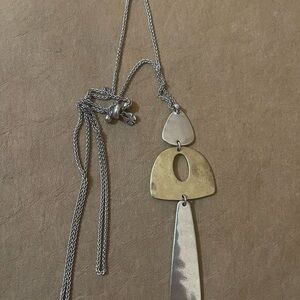 Lucky Brand Silver and Bronze Necklace